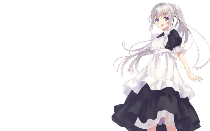 Girl in Maid Outfit