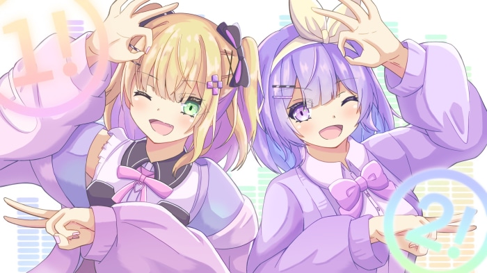 Nun Bora and Kurumi Noah from VSPO!
