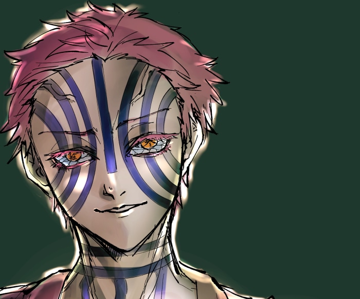 Akaza from Demon Slayer: Kimetsu no Yaiba