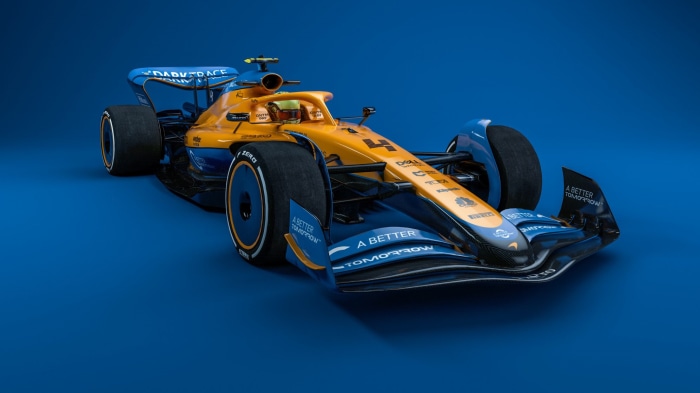 McLaren MCL36 Formula 1 Race Car