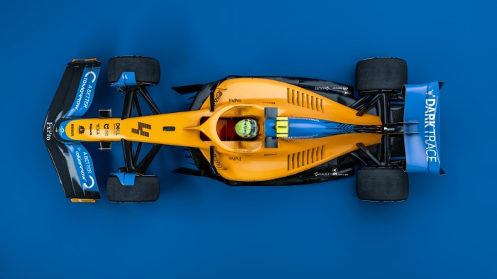 McLaren Formula 1 Race Car Top View
