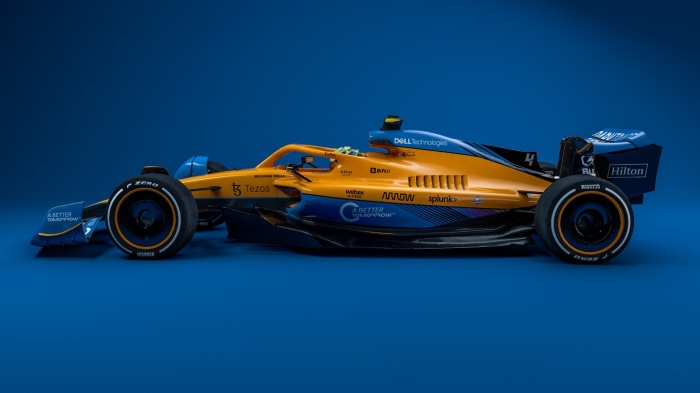 McLaren MCL36 Formula 1 Race Car