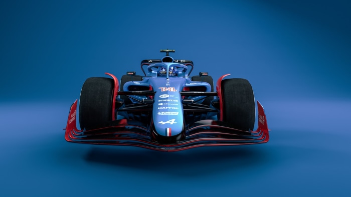 Alpine F1 Team A522 Formula 1 Race Car