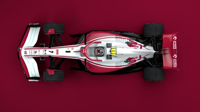 Alfa Romeo Racing 2022 Formula 1 Race Car