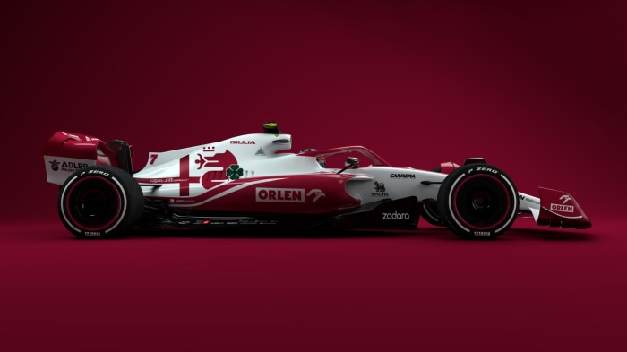 Alfa Romeo Racing 2022 Formula 1 Car