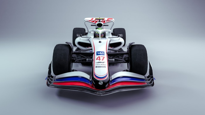 Haas F1 Team 2022 Formula 1 Race Car
