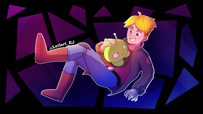 Gary Goodspeed and Mooncake from Final Space