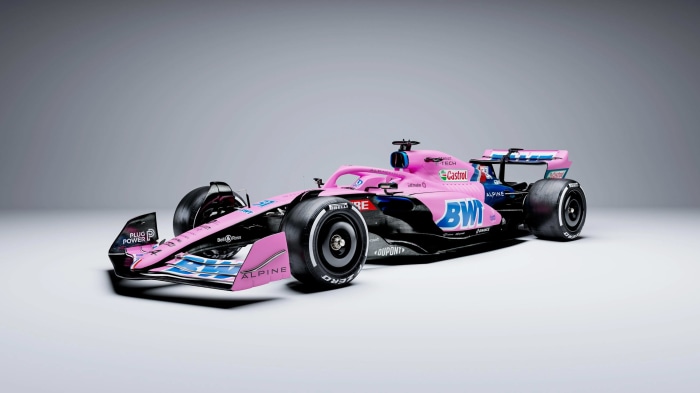 Alpine F1 Team A522 Formula 1 Race Car