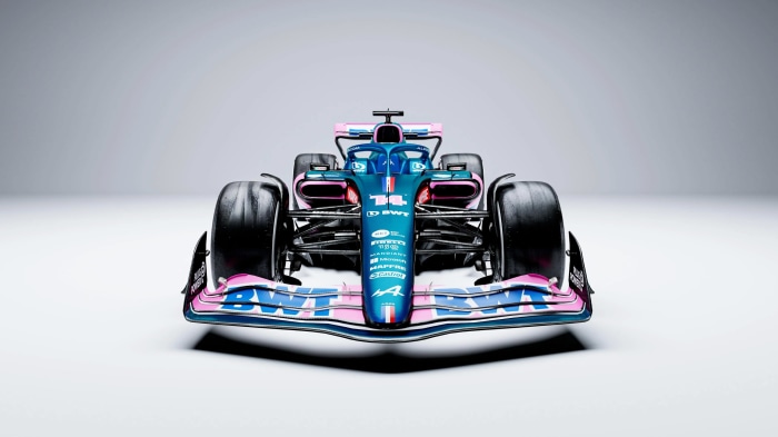 Alpine F1 Team A522 Formula 1 Race Car
