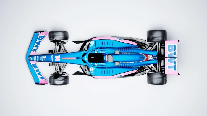 Alpine F1 Team A522 Formula 1 Race Car
