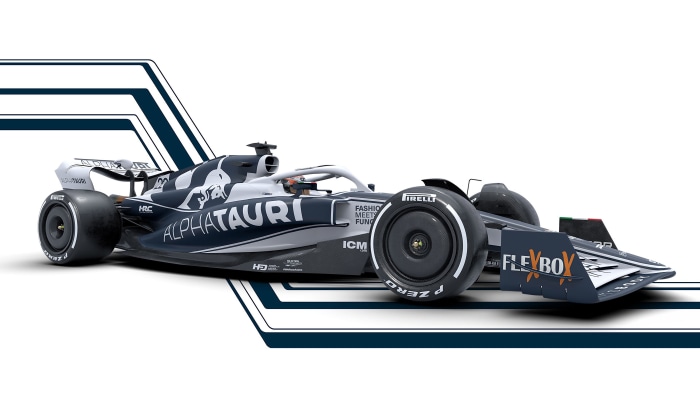 Scuderia AlphaTauri AT03 Formula 1 Race Car
