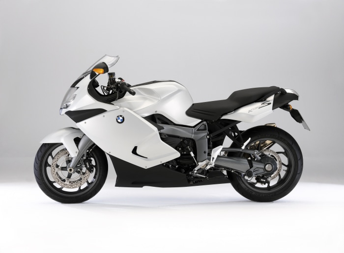 White BMW K 1300 S Motorcycle