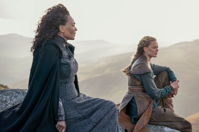 Caroline Henderson and Frida Gustavsson in Vikings: Valhalla