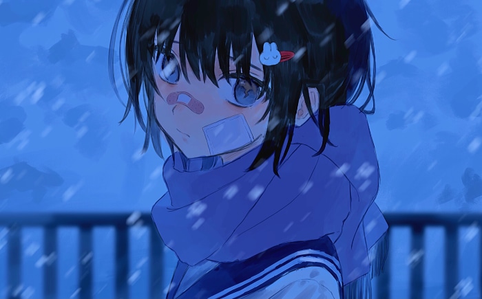 Girl in Snow