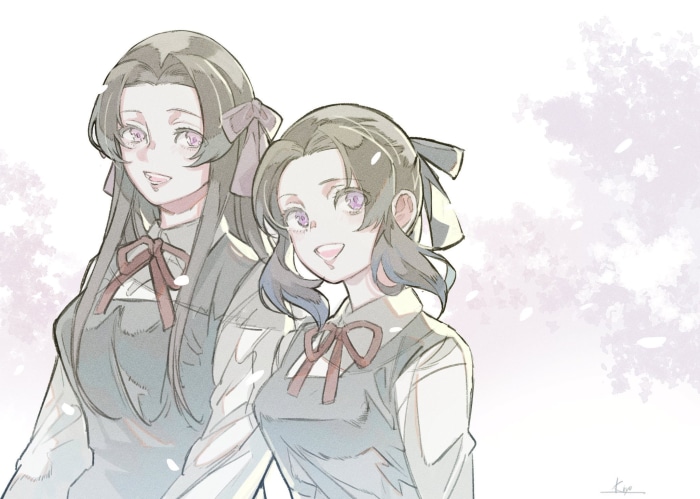Kanae Kocho and Shinobu Kochou from Demon Slayer: Kimetsu No Yaiba