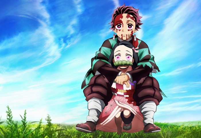 Tanjiro and Nezuko from Demon Slayer: Kimetsu No Yaiba 4K