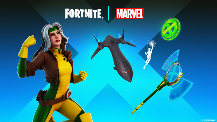 Rogue from Marvel Comics in Fortnite