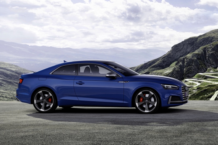 Blue Audi A5 Coupe 4K