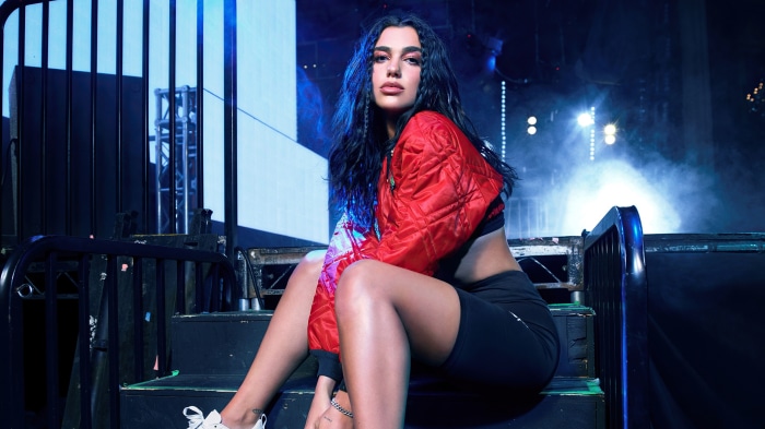 Dua Lipa on stage