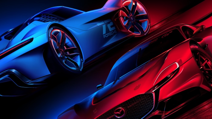 Gran Turismo 7 4K Porsche and Mazda concept cars