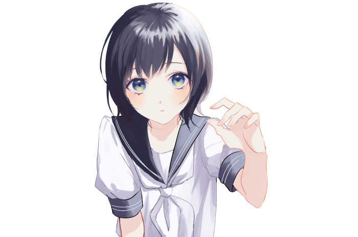 Anime girl in sailor uniform