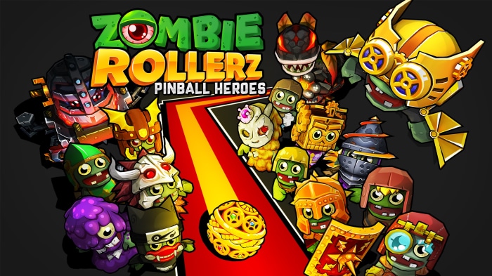Zombie Rollerz: Pinball Heroes characters