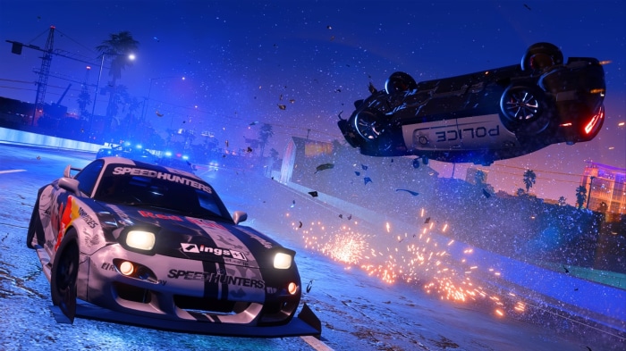 Need for Speed Payback police car crash