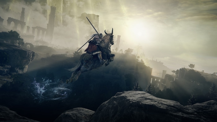 Knight on horseback in Elden Ring
