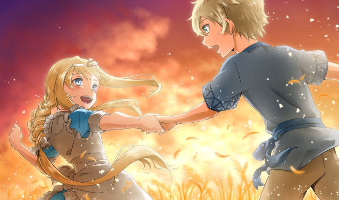 Alice Zuberg and Eugeo from Sword Art Online