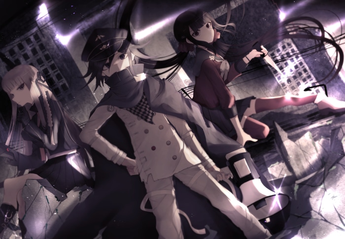 Maki Harukawa and Kokichi Oma from Danganronpa V3: Killing Harmony 4K