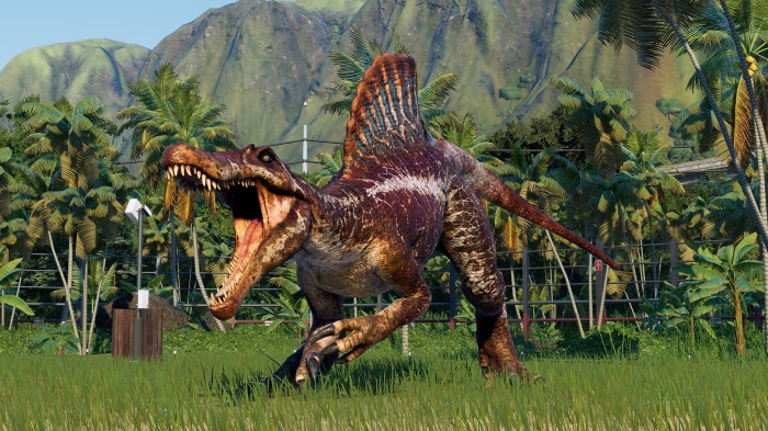Spinosaurus from Jurassic World Evolution 2