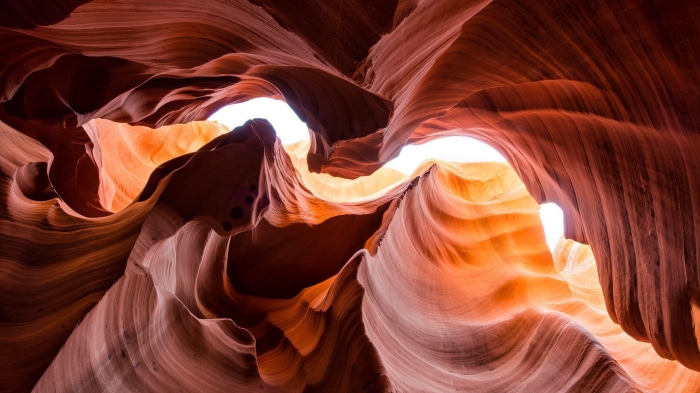 Antelope Canyon sandstone formations