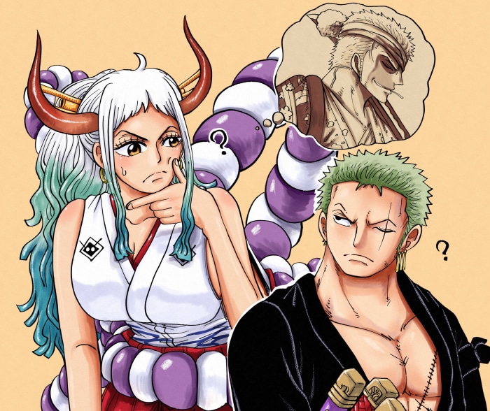 Yamato and Roronoa Zoro from One Piece