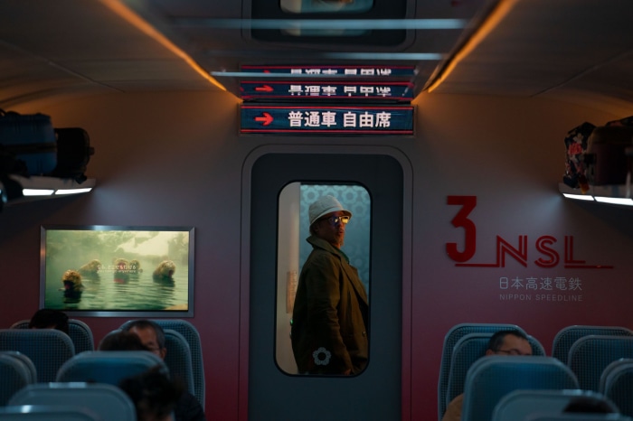 Bullet Train Brad Pitt on Nippon Speedline