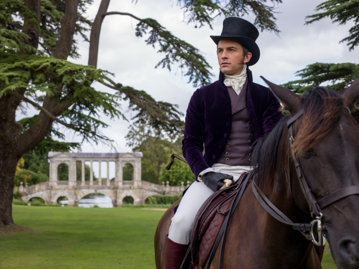 Duke of Bridgerton on horseback