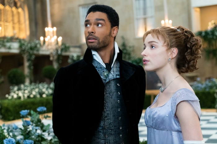 Duke Simon Basset and Daphne Bridgerton from Bridgerton
