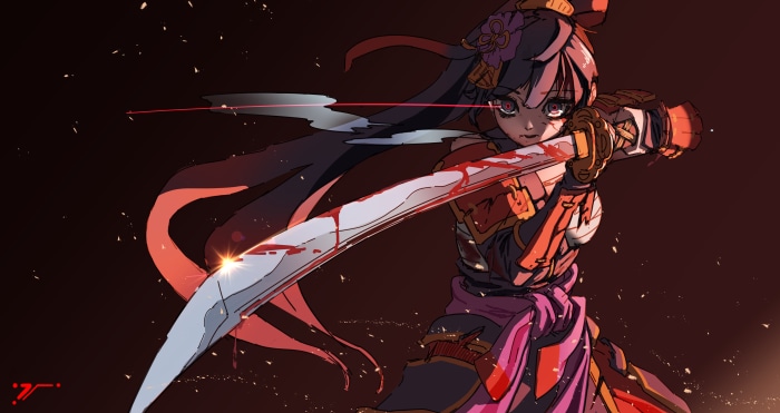 Akayuki from Guardian Tales 4K