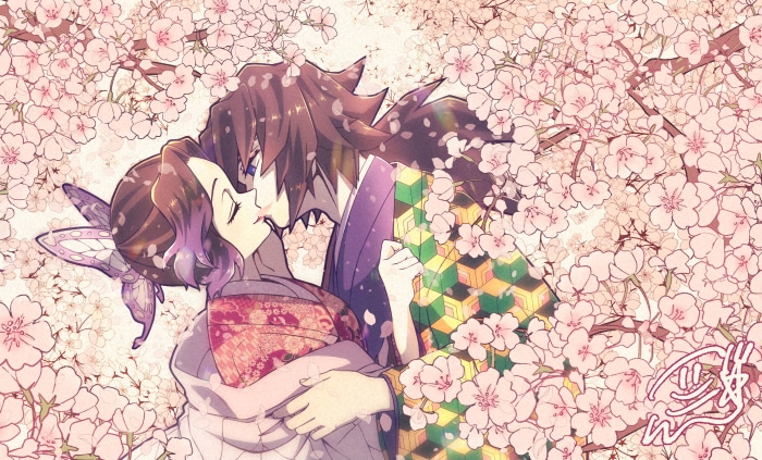 Giyuu Tomioka and Shinobu Kochou from Demon Slayer: Kimetsu no Yaiba