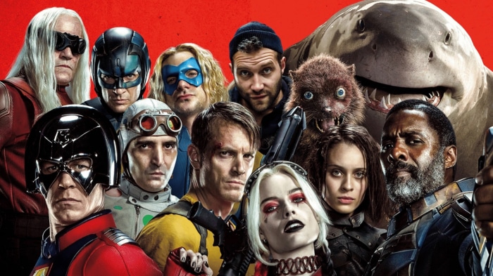The Suicide Squad characters group portrait