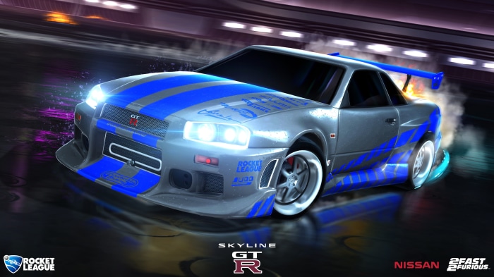 Nissan Skyline GT-R R34 from Rocket League