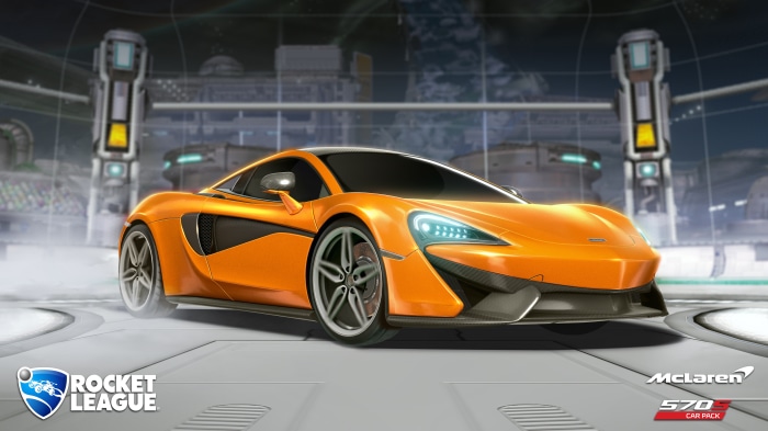 Rocket League McLaren 570S Car Pack Art