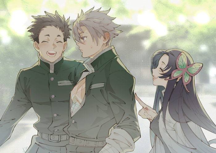Sanemi Shinazugawa and Kanae Kocho from Demon Slayer