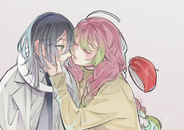Mitsuri Kanroji and Obanai Iguro from Demon Slayer