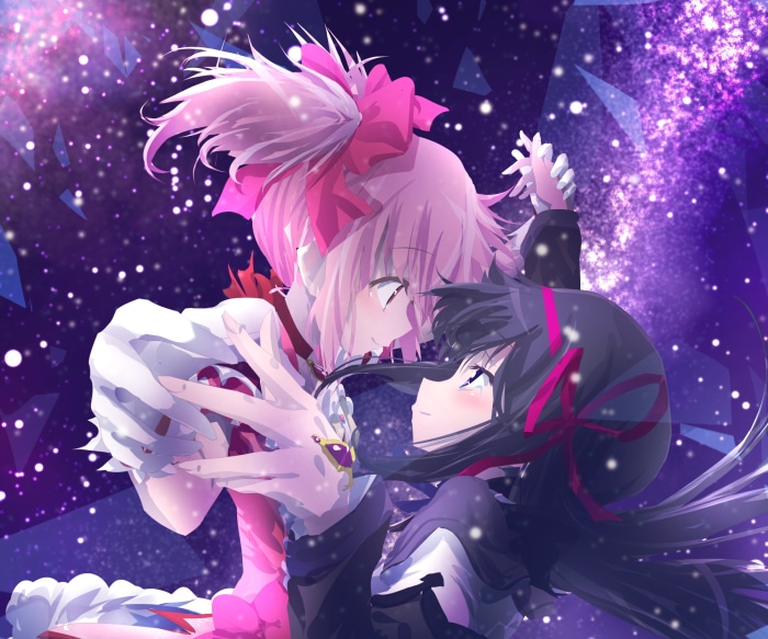 Madoka Kaname and Homura Akemi from Puella Magi Madoka Magica