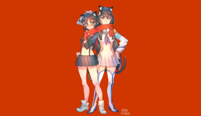 Ryuko Matoi and Satsuki Kiryuin from Kill La Kill