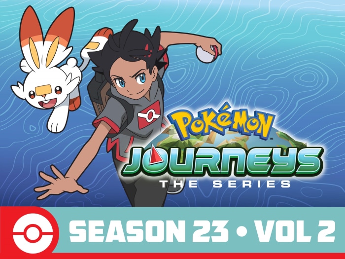 Goh and Scorbunny from Pokémon Journeys: The Series