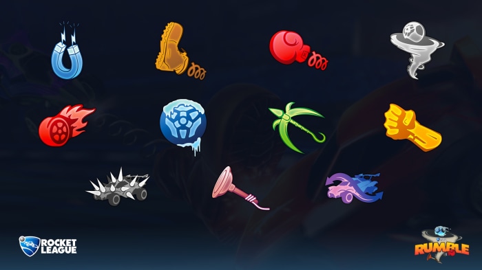 Rocket League Rumble Power-Up Icons by Michael Scala