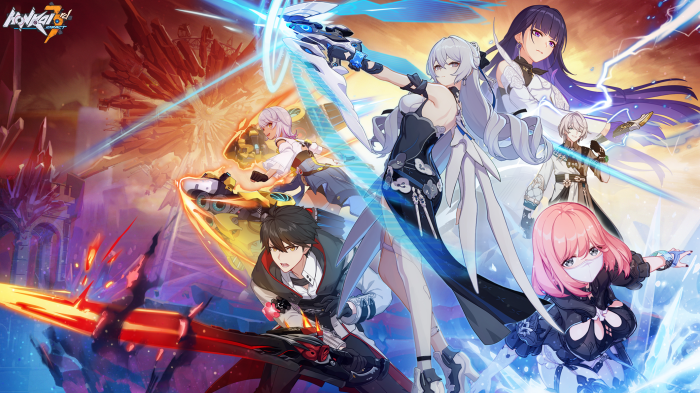 Honkai Impact 3rd characters in battle