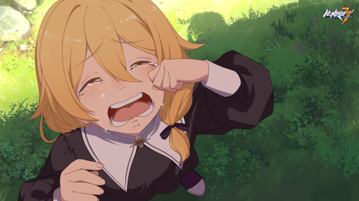 Girl crying in Honkai Impact 3rd