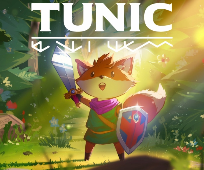 Tunic game cover art with fox character